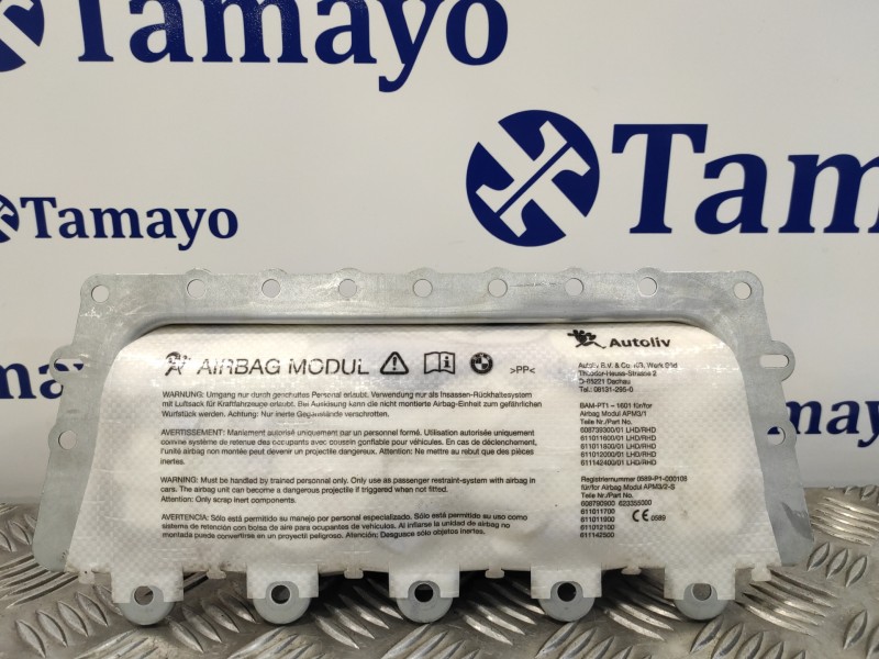 Recambio de airbag delantero derecho para bmw serie 6 coupe (f13) (....) referencia OEM IAM 39911215207  608739300C