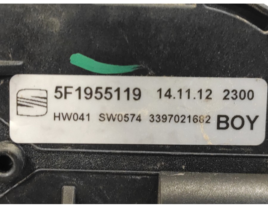 Recambio de motor limpia delantero para seat leon (5f1) 1.6 tdi referencia OEM IAM 1397220650 1137328674 5F1955119