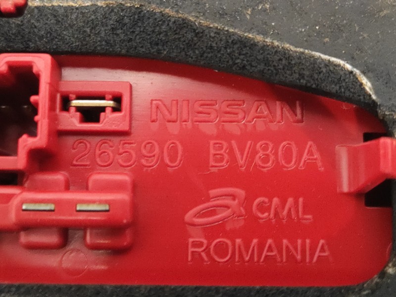 Recambio de piloto trasero central para nissan juke (f15) referencia OEM IAM 26590BV80A  