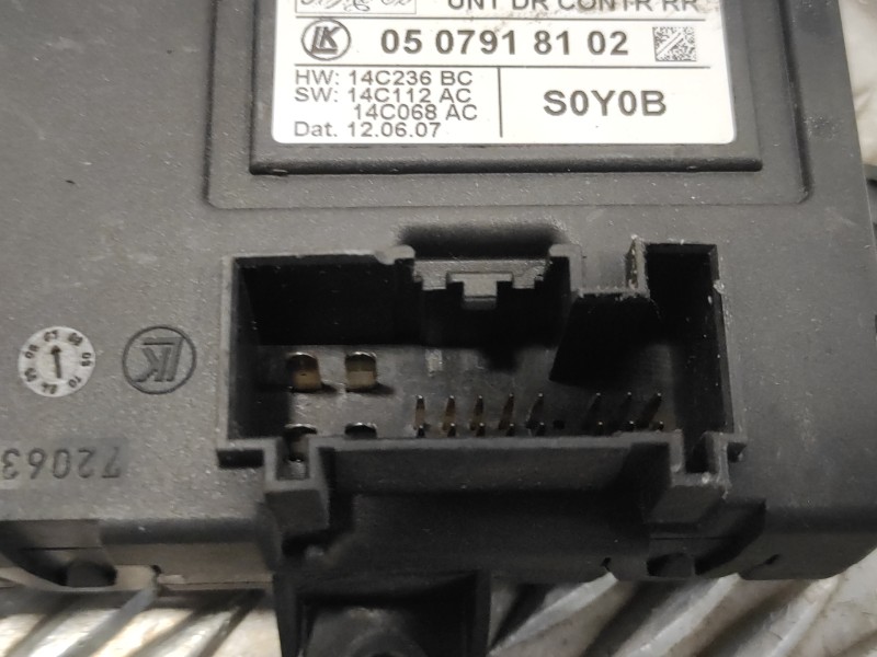 Recambio de modulo confort para land rover freelander (lr2) 2.2 td4 cat referencia OEM IAM 7G9T14B534BC  0507918102