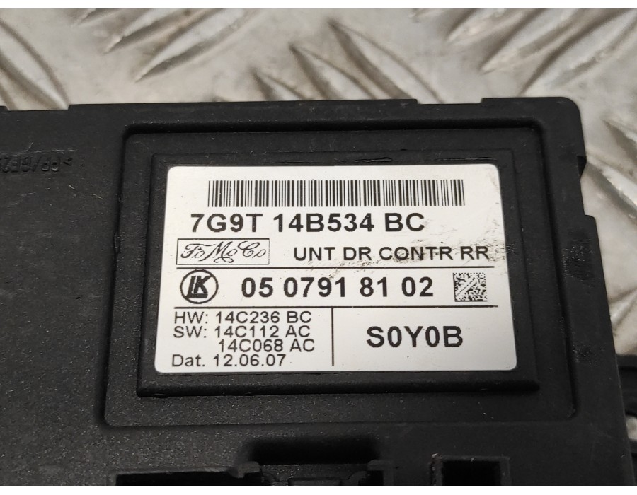 Recambio de modulo confort para land rover freelander (lr2) 2.2 td4 cat referencia OEM IAM 7G9T14B534BC  0507918102