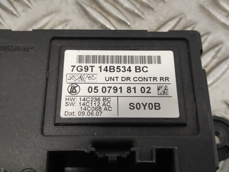 Recambio de modulo confort para land rover freelander (lr2) 2.2 td4 cat referencia OEM IAM 7G9T14B534BC  0507918102