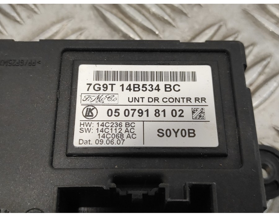 Recambio de modulo confort para land rover freelander (lr2) 2.2 td4 cat referencia OEM IAM 7G9T14B534BC  0507918102