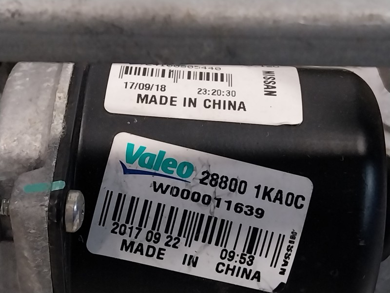 Recambio de motor limpia delantero para nissan juke (f15) referencia OEM IAM 288001KA0C  W000011639