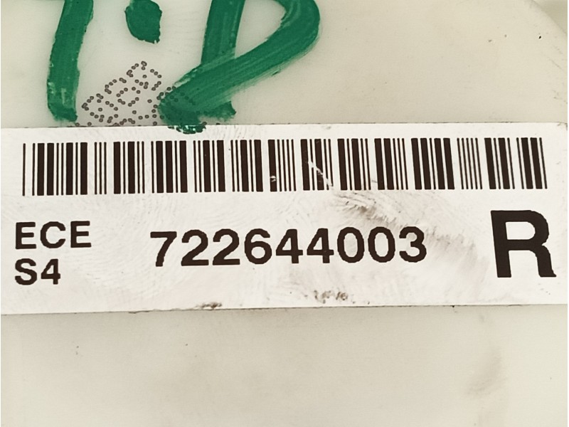 Recambio de cinturon seguridad trasero derecho para bmw serie 6 coupe (f13) (....) referencia OEM IAM 722644003  
