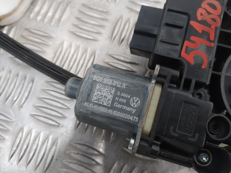 Recambio de elevalunas trasero derecho para seat leon (5f1) 1.6 tdi referencia OEM IAM 5Q0959812A  0130822724