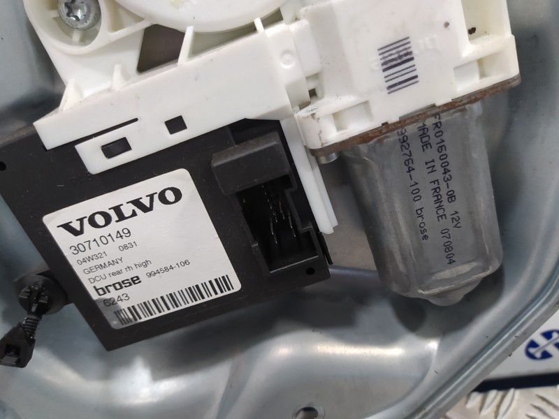 Recambio de elevalunas trasero derecho para volvo s40 berlina 2.4 cat referencia OEM IAM 30710149 997707107 994584106