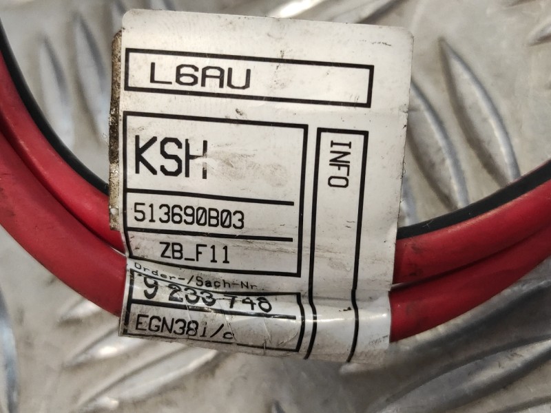 Recambio de cable para bmw serie 6 coupe (f13) (....) referencia OEM IAM 513690B03  9233748