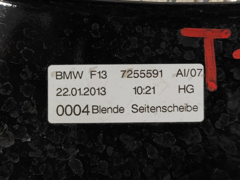Recambio de moldura para bmw serie 6 coupe (f13) (....) referencia OEM IAM 7255591  7255591AI07