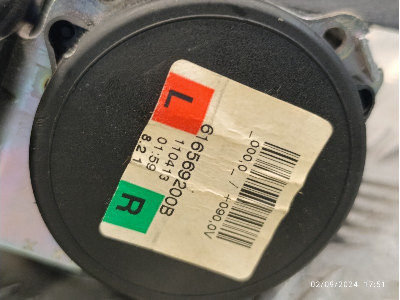 Recambio de cinturon seguridad trasero izquierdo para opel astra j lim. 2.0 16v cdti referencia OEM IAM 616569200B  