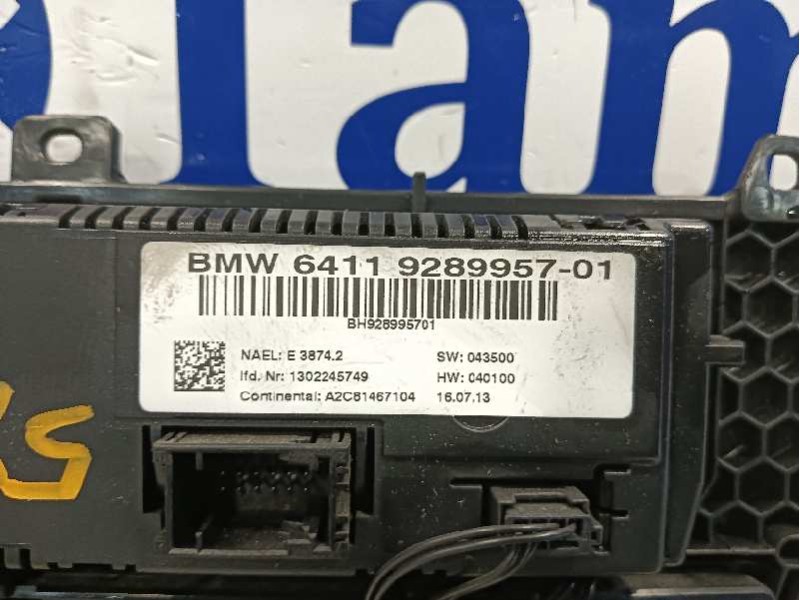 Recambio de mando climatizador para bmw x3 (f25) referencia OEM IAM 6411928995701 BH928995701 928995701
