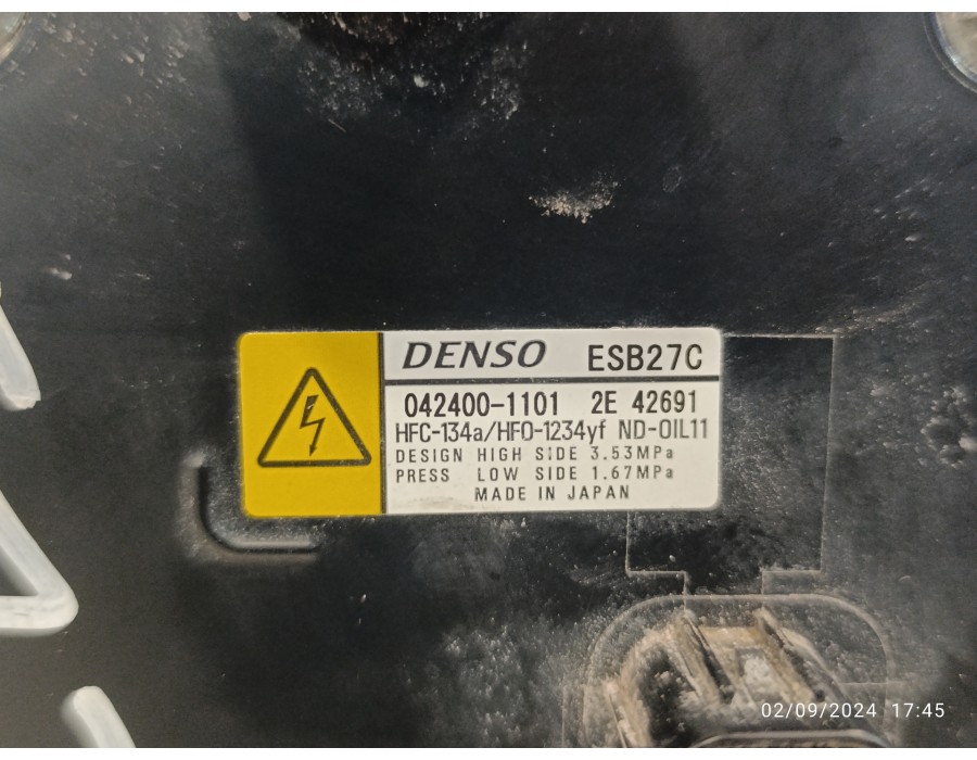 Recambio de compresor aire acondicionado para toyota rav4 referencia OEM IAM 0424001101  ESB27C