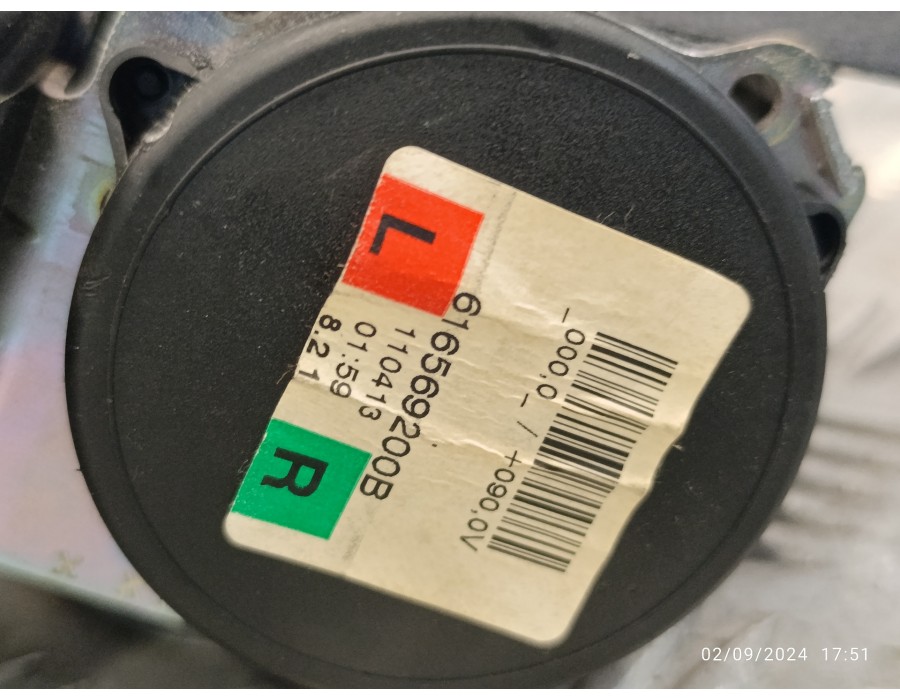 Recambio de cinturon seguridad trasero derecho para opel astra j lim. 2.0 16v cdti referencia OEM IAM 616569200B  