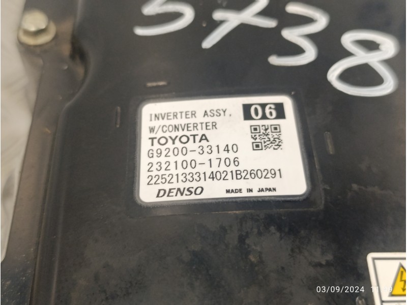 Recambio de inversor / generador hibrido para toyota rav4 referencia OEM IAM G920033140  2321001706