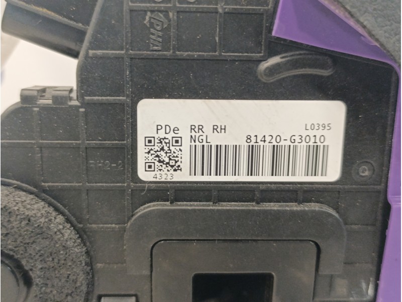 Recambio de cerradura puerta trasera derecha para hyundai i30 fastback 1.4 tgdi cat referencia OEM IAM 81420G3010  