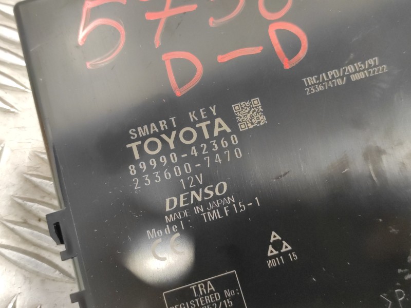 Recambio de modulo electronico para toyota rav4 referencia OEM IAM 8999042360  2336007470