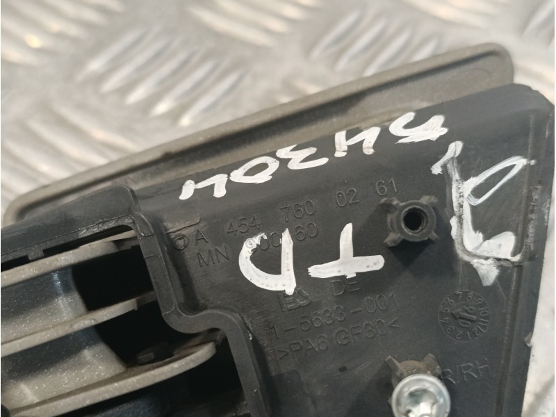 Recambio de maneta interior trasera derecha para smart forfour 1.3 cat referencia OEM IAM A4547600261  15633001
