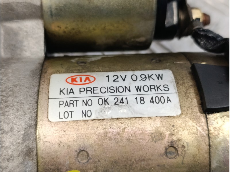 Recambio de motor arranque para kia sephia ll 1.5 cat referencia OEM IAM 0K24118400A  