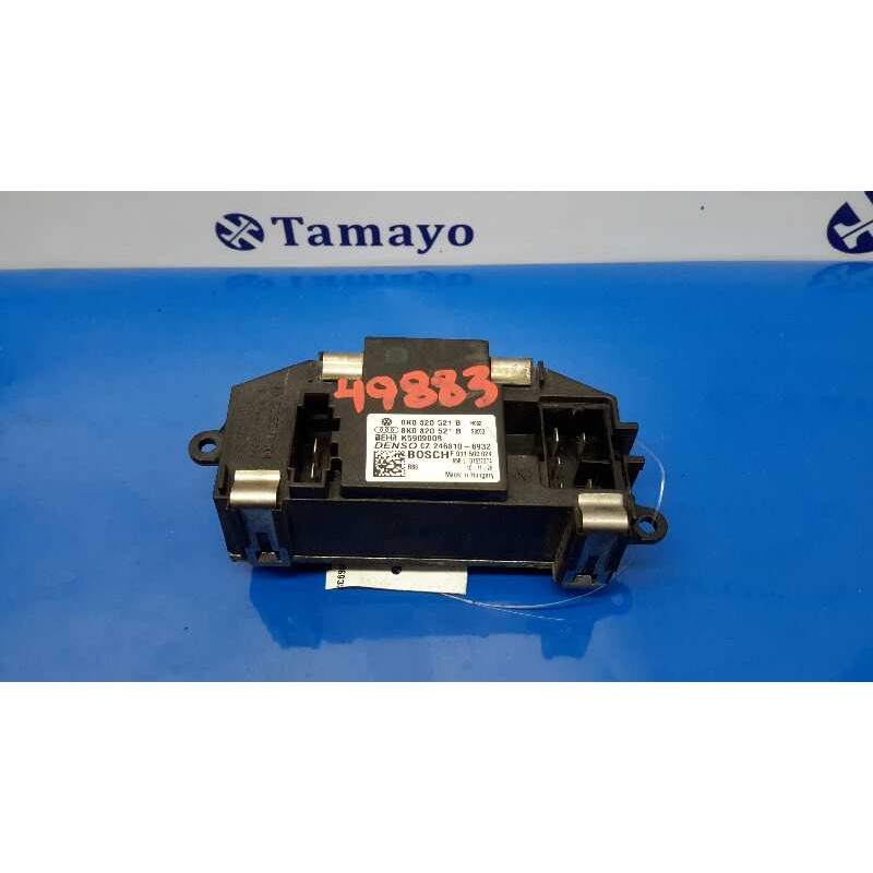 Recambio de resistencia calefaccion para audi q5 (8r) 3.0 v6 24v tdi referencia OEM IAM 8K0820521B CZ2468106932 K5909005