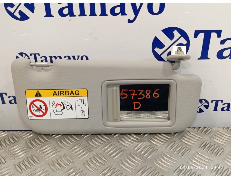 Recambio de parasol derecho para toyota rav4 referencia OEM IAM TW20283000  