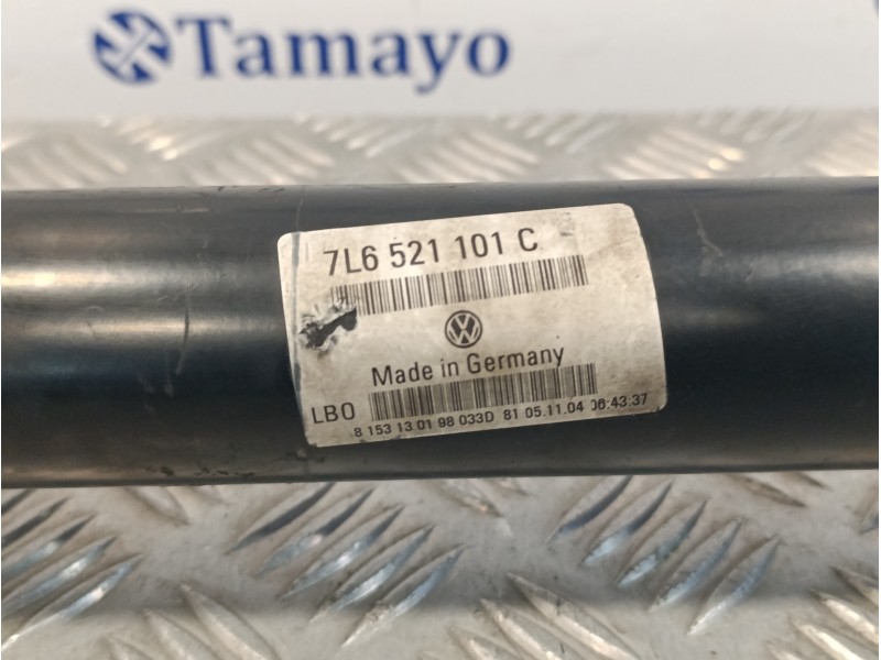 Recambio de transmision central delantera para volkswagen touareg (7la) 2.5 tdi referencia OEM IAM 7L6521101C  