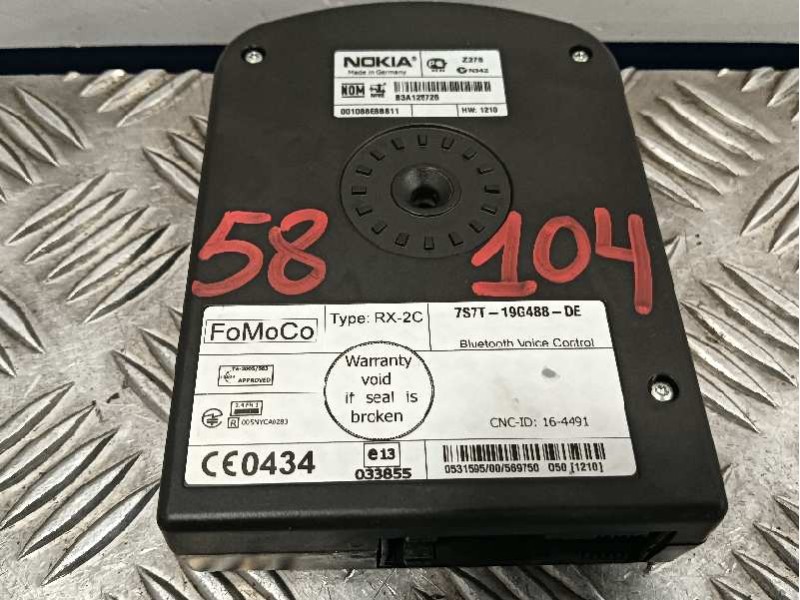 Recambio de modulo electronico para ford mondeo ber. (ca2) referencia OEM IAM 7S7T19G488DE  