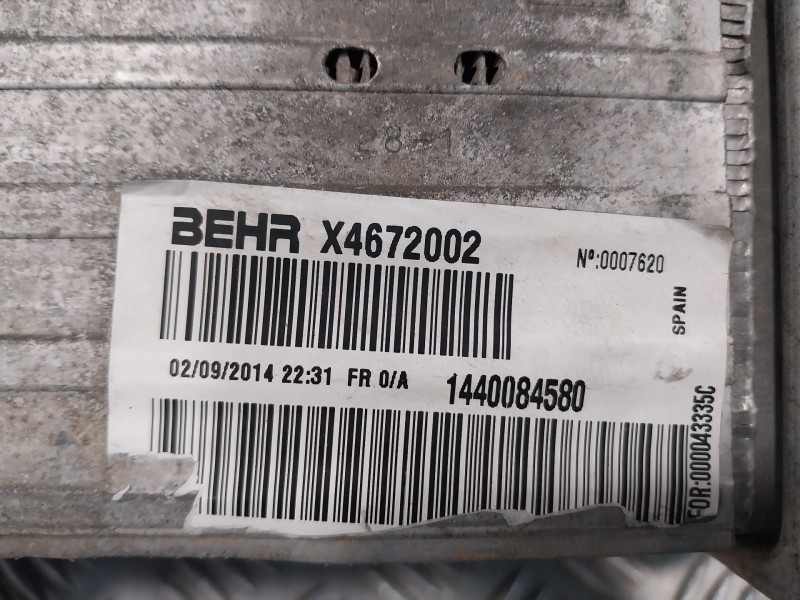 Recambio de intercooler para peugeot expert furgon referencia OEM IAM X4672002  1440084580