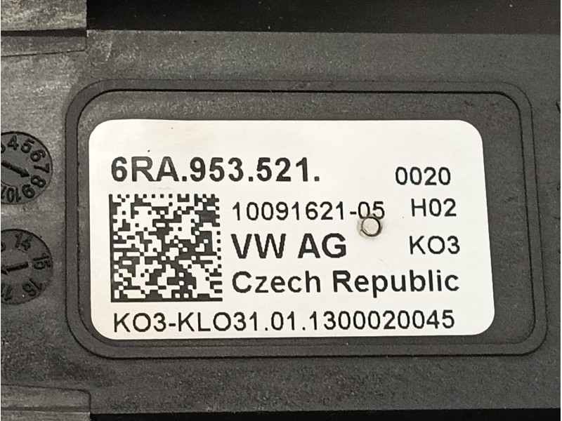 Recambio de mando multifuncion para seat toledo (kg3) 1.6 tdi referencia OEM IAM 6RA953521  