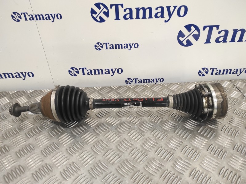 Recambio de transmision delantera izquierda para seat leon (5f1) 1.6 tdi referencia OEM IAM 1K0407271LB  