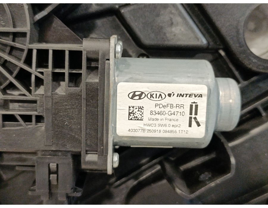 Recambio de elevalunas trasero derecho para hyundai i30 fastback 1.4 tgdi cat referencia OEM IAM 83460G4710 9425100100 83480G473