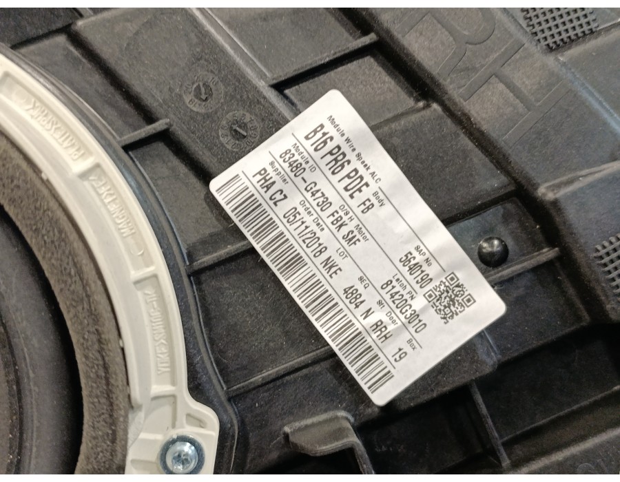 Recambio de elevalunas trasero derecho para hyundai i30 fastback 1.4 tgdi cat referencia OEM IAM 83460G4710 9425100100 83480G473