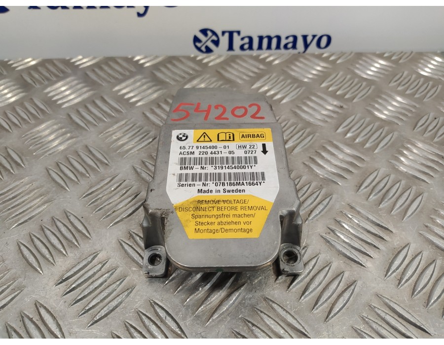 Recambio de centralita airbag para bmw serie 5 berlina (e60) 3.0 24v referencia OEM IAM 65779145400 ACSM220443105 6577914540001