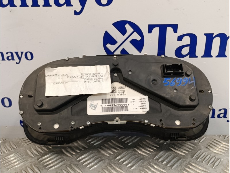 Recambio de cuadro instrumentos para peugeot 307 (s1) 2.0 hdi cat referencia OEM IAM 9655476580 216785036 216784985