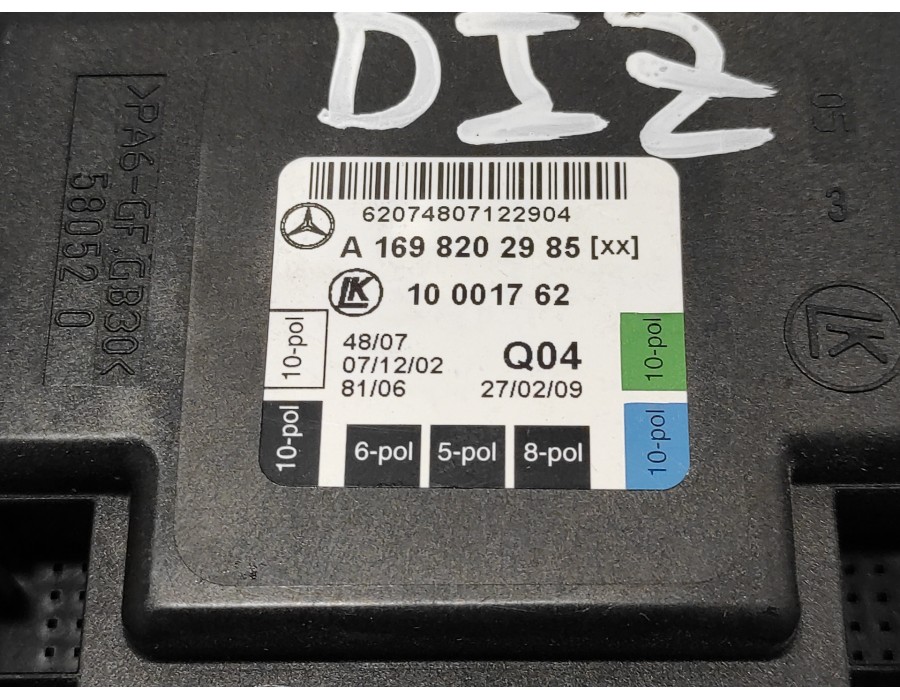 Recambio de modulo electronico para mercedes-benz clase a (w169) 2.0 cdi cat referencia OEM IAM A1698202985  10001762