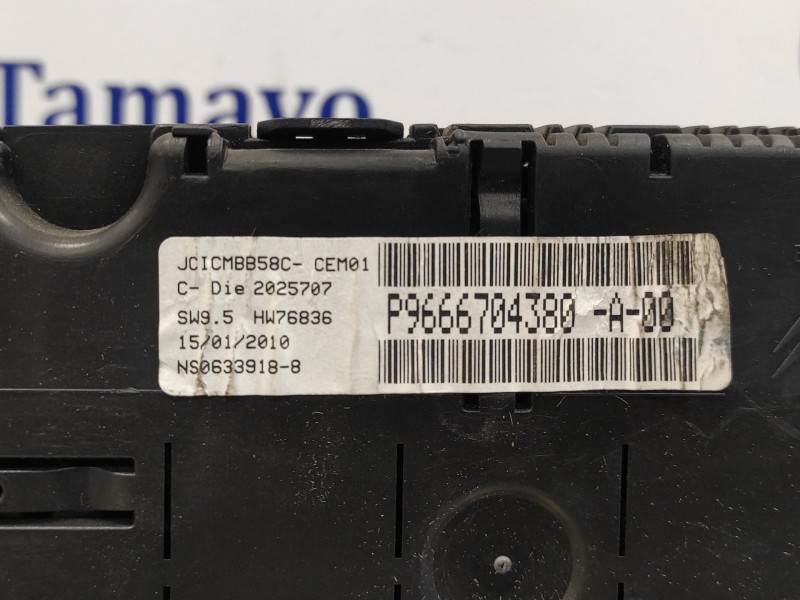 Recambio de cuadro instrumentos para citroën c4 grand picasso 1.6 16v hdi fap referencia OEM IAM 9666704380  