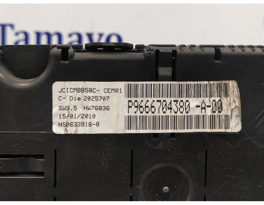 Recambio de cuadro instrumentos para citroën c4 grand picasso 1.6 16v hdi fap referencia OEM IAM 9666704380  