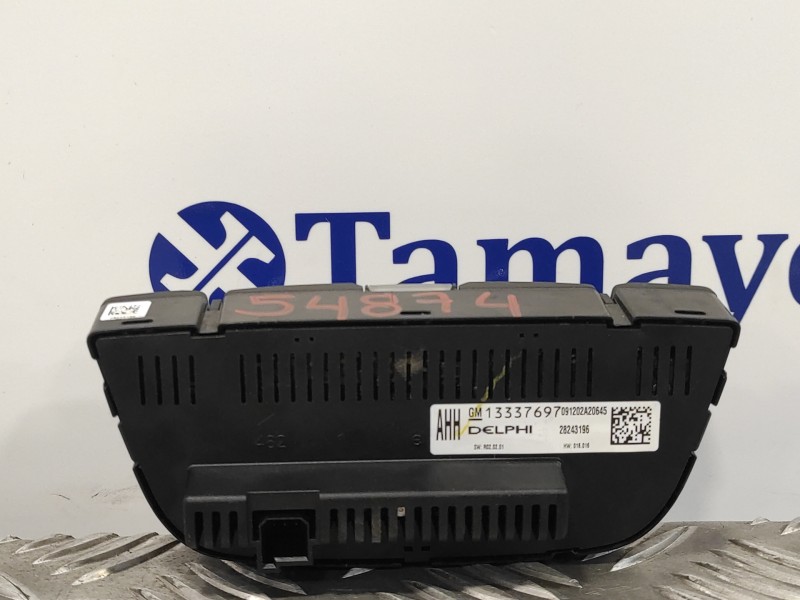 Recambio de mando climatizador para opel astra j lim. 1.7 16v cdti referencia OEM IAM 13337697  28243196