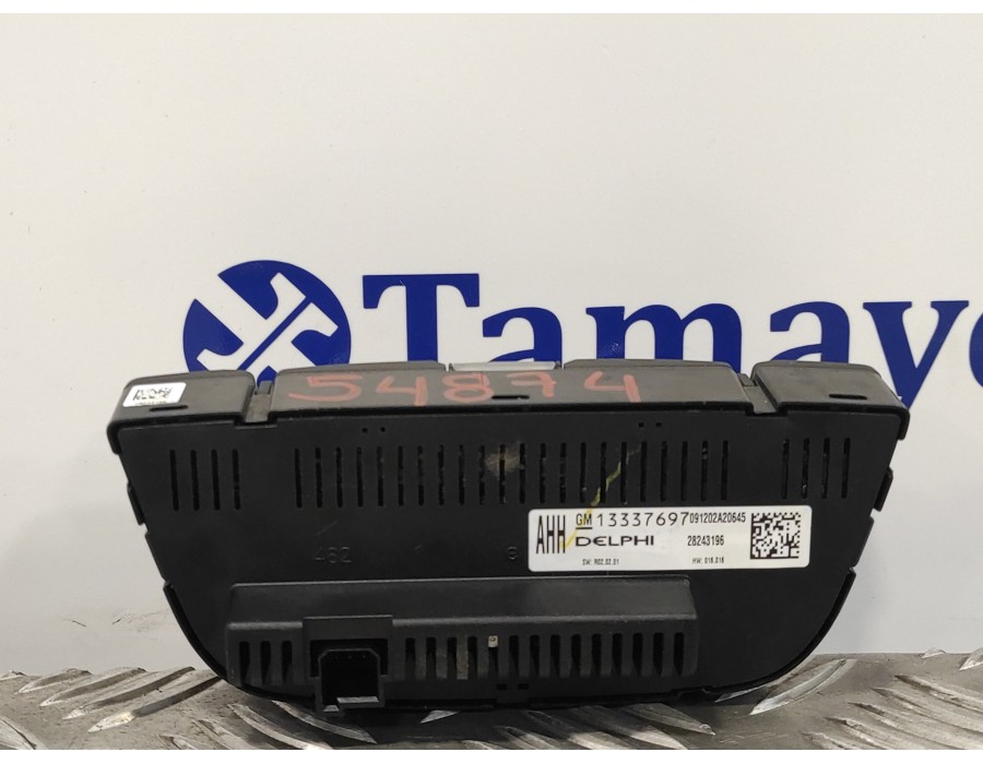 Recambio de mando climatizador para opel astra j lim. 1.7 16v cdti referencia OEM IAM 13337697  28243196