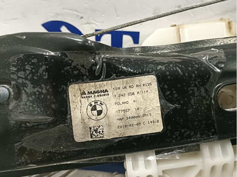 Recambio de elevalunas trasero derecho para bmw serie 1 lim. (f20) referencia OEM IAM 7242556A 5YY0615 5000087