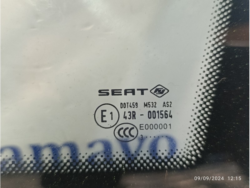 Recambio de luna custodia delantera izquierda para seat ibiza (6j5) 1.6 tdi referencia OEM IAM   