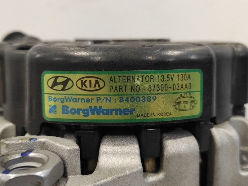 Recambio de alternador para hyundai i30 fastback 1.4 tgdi cat referencia OEM IAM   