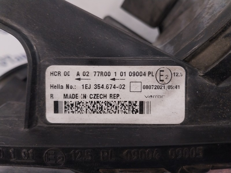 Recambio de faro derecho para citroën c3 referencia OEM IAM 1EJ354674  