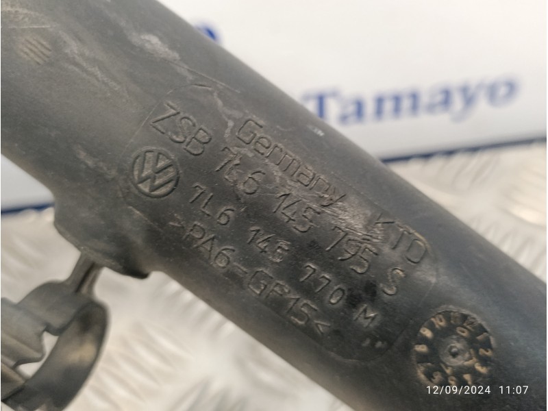Recambio de tubo para volkswagen touareg (7la) 3.0 v6 tdi dpf referencia OEM IAM 7L6145795S  7L6145770M
