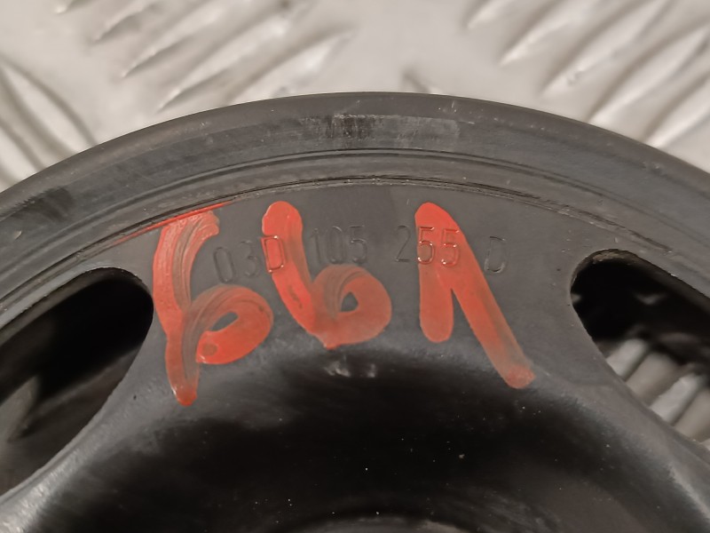 Recambio de polea cigueñal para volkswagen golf v berlina (1k1) 1.4 16v tsi referencia OEM IAM 03D105255D  