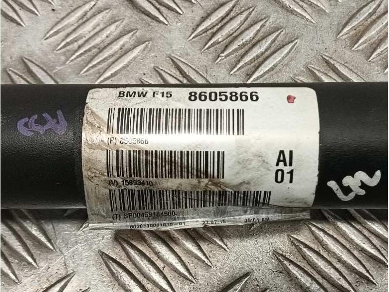 Recambio de transmision central delantera para bmw serie x6m (f86) referencia OEM IAM 8605866  15893410