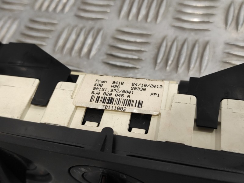 Recambio de mando calefaccion / aire acondicionado para seat ibiza (6j5) 1.6 tdi referencia OEM IAM 6J0820045A  901513720001