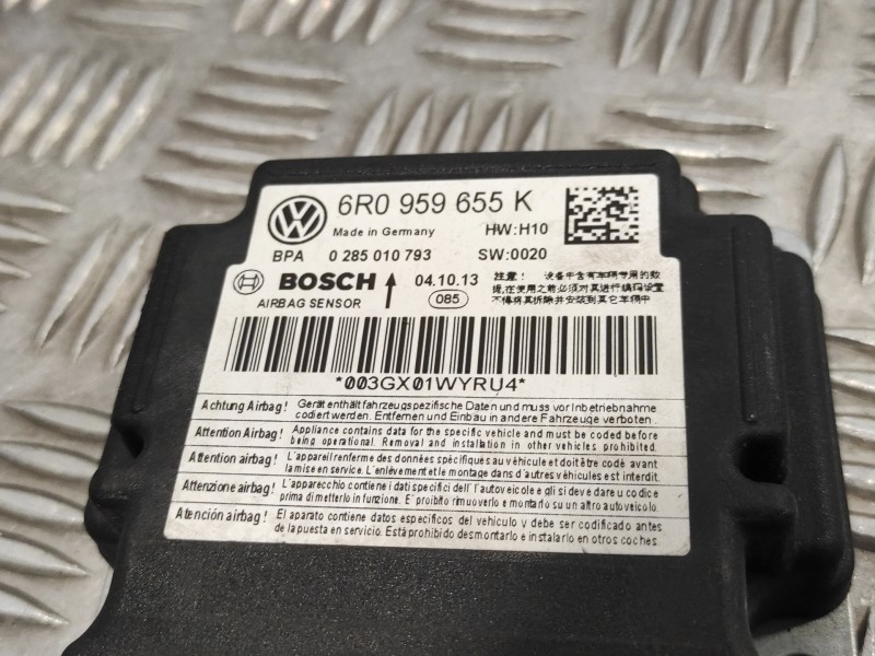 Recambio de centralita airbag para seat ibiza (6j5) 1.6 tdi referencia OEM IAM 6R0959655K  0285010793