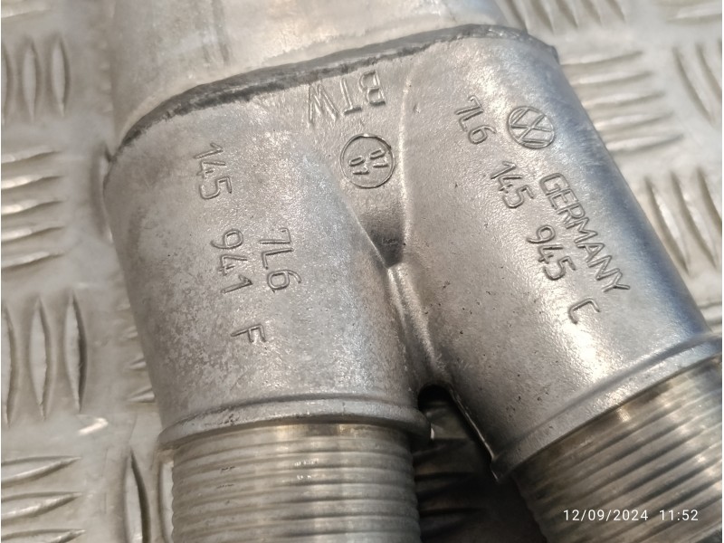 Recambio de tubo para volkswagen touareg (7la) 3.0 v6 tdi dpf referencia OEM IAM 7L6145945C  7L6145941F