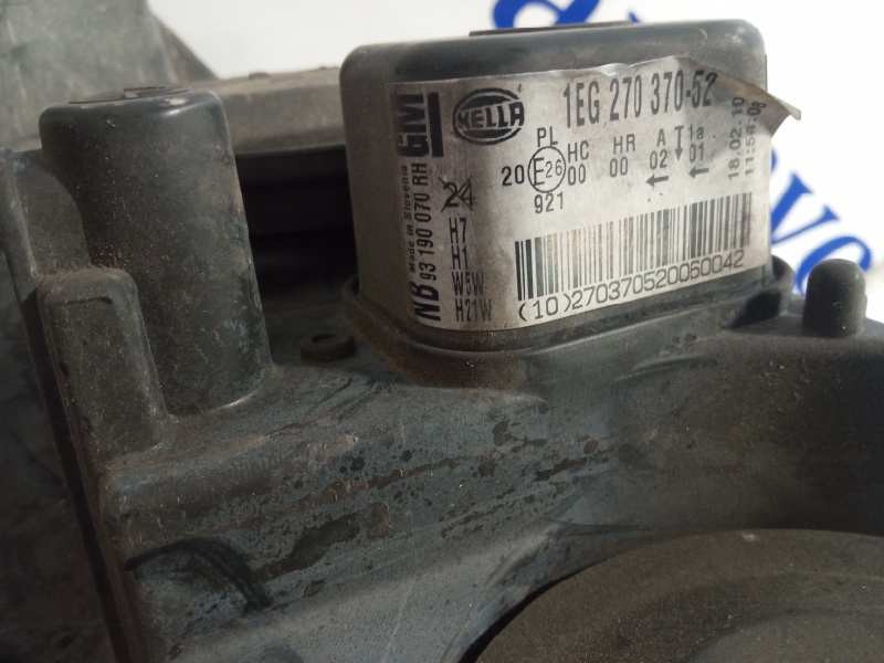 Recambio de faro derecho para opel astra h ber. referencia OEM IAM 1EG27037052  93190070RH