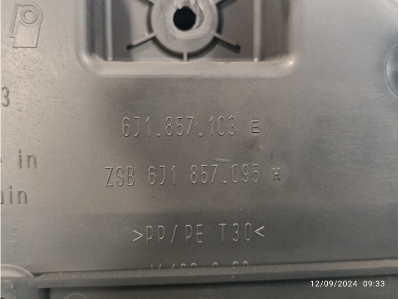 Recambio de guantera para seat ibiza (6j5) 1.6 tdi referencia OEM IAM 6J1857103E  